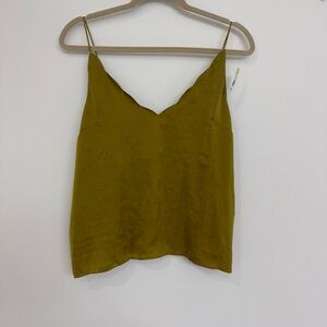 Topshop Mustard  Yellow Camisole Top Size 10